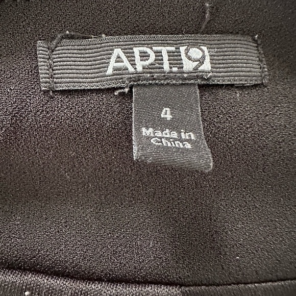 Apt. 9 Blazer Jacket Fully Opened Flat Pockets Long Sleeve Lined Peplum Back 4 - Picture 3 of 3